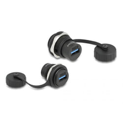 DeLOCK 86961 changeur de genre de câble Noir