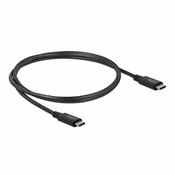 DeLOCK 86979, 0,8 m, USB C, USB C, USB4 Gen 3x2, 40000 Mbit/s, Noir