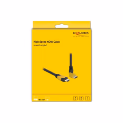 DeLOCK 86989 câble HDMI 2 m HDMI Type A (Standard) Noir, Jaune