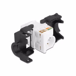 DeLOCK Keystone Modul RJ45 Buchse zu LSA Cat.6A 180° werkzeugfrei