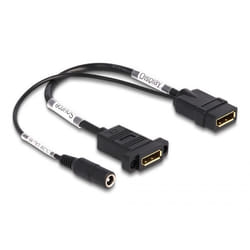 DeLOCK 87039 changeur de genre de câble DisplayPort DisplayPort, DC Noir