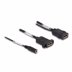 DeLOCK 87039 changeur de genre de câble DisplayPort DisplayPort, DC Noir