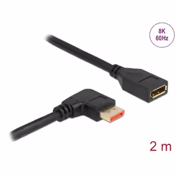 DeLOCK 87078 câble DisplayPort 2 m Noir