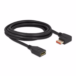 DeLOCK 87079, 3 m, DisplayPort, DisplayPort, Mâle, Femelle, 7680 x 4320 pixels