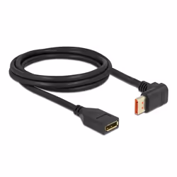 DeLOCK 87081, 2 m, DisplayPort, DisplayPort, Mâle, Femelle, 7680 x 4320 pixels