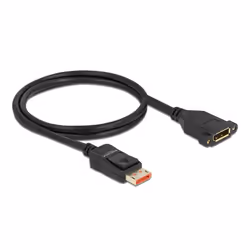 DeLOCK 87095, 1 m, DisplayPort, DisplayPort, Mâle, Femelle, 7680 x 4320 pixels