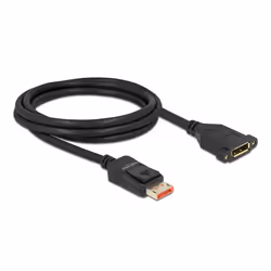 DeLOCK 87097, 2 m, DisplayPort, DisplayPort, Mâle, Femelle, 7680 x 4320 pixels