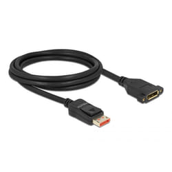 DeLOCK 87097 câble DisplayPort 2 m Noir