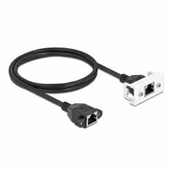 DeLOCK 87131, 1 m, Cat6a, S/FTP (S-STP), RJ-45, RJ-45