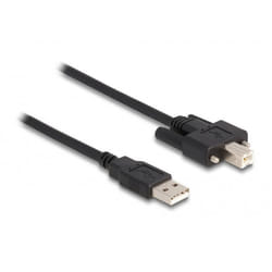 DeLOCK 87201 câble USB 2 m USB 2.0 USB A USB B Noir