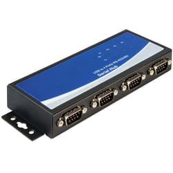 DeLOCK 87587 convertisseur série, répéteur et isolateur Noir