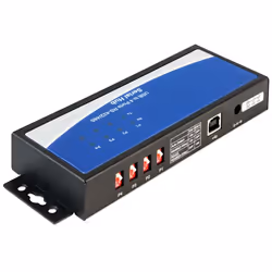 DeLOCK 87587 convertisseur série, répéteur et isolateur Noir