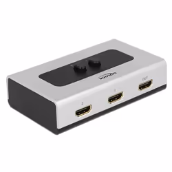 DeLOCK 87663, HDMI, Plastique, Noir, Gris, 1080p, 112 mm, 68 mm