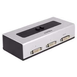 DeLOCK 87664, DVI, Plastique, Noir, Gris, 1920 x 1200 pixels, 183 x 88 x 46 mm