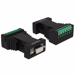 DeLOCK 87686, RS-232, RS-422/485, Noir