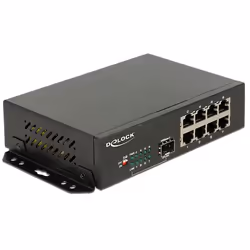 DeLOCK 87708, Gigabit Ethernet (10/100/1000), Montage mural