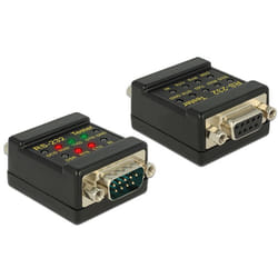 DeLOCK 2xDB9 DB9 Noir