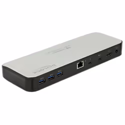 DeLOCK 87725, Avec fil, Thunderbolt 3, 3,5 mm, USB Type-A, 10,100,1000 Mbit/s, 10BASE-T, 100BASE-TX, 1000BASE-T