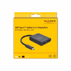 DeLOCK 87754 répartiteur vidéo DisplayPort 2x DisplayPort