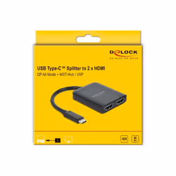 DeLOCK 87755 répartiteur vidéo HDMI 2x HDMI