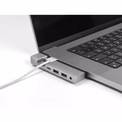 DeLOCK 87757 station d'accueil Thunderbolt 4 Noir, Gris - Vue supplémentaire 3