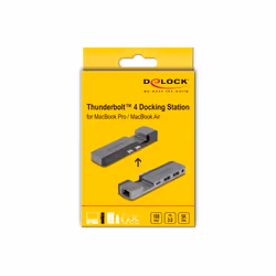 DeLOCK 87757 station d'accueil Thunderbolt 4 Noir, Gris - Vue supplémentaire 4