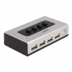 DeLOCK 87762, 0,48 Gbit/s, Noir, Argent, Plastique, 71 mm, 112 mm, 32 mm