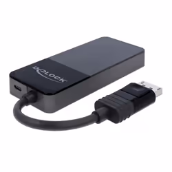 DeLOCK 87770, DisplayPort, 3x HDMI, 3840 x 2160 pixels, Noir, Plastique, 1.4/2.2