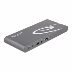 DeLOCK 87772 station d'accueil Avec fil Thunderbolt 3 Gris