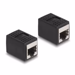 DeLOCK 87796, RJ-45, 6a, Noir, Polyvinyl chloride (PVC), 20,6 mm, 28 mm