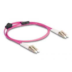 DeLOCK 87913 câble de fibre optique 1 m LC OM4 Violet