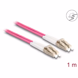 DeLOCK 87913 câble de fibre optique 1 m LC OM4 Violet