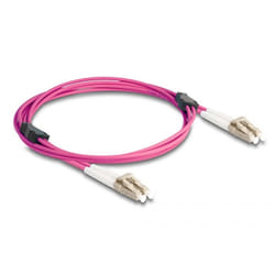 DeLOCK 87914 câble de fibre optique 2 m LC OM4 Violet