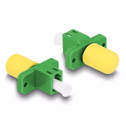 DeLOCK 87937 adaptateur de fibres optiques LC/ST 1 pièce(s) Vert
