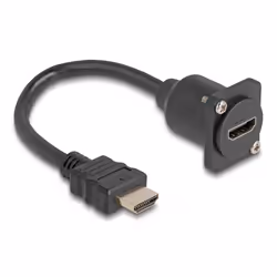 DeLOCK 87966, 20 m, HDMI Type A (Standard), HDMI Type A (Standard), Noir