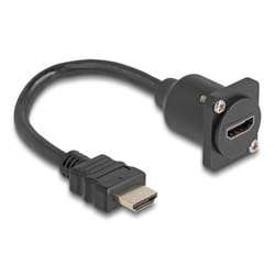 DeLOCK 87966 câble HDMI 20 m HDMI Type A (Standard) Noir
