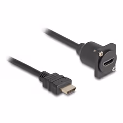 DeLOCK 87966 câble HDMI 20 m HDMI Type A (Standard) Noir