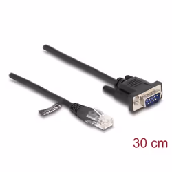 DeLOCK 88008 câble de réseau Noir 0,3 m