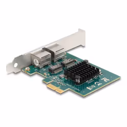 DeLOCK Carte PCI Express x1 vers 2 x RJ45 Gigabit LAN, PCIe, RJ-45, Femelle, PCIe 2.0, Gris, PC