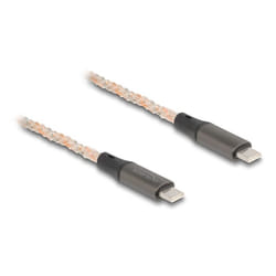 DeLOCK 88288 câble USB 1,2 m USB 2.0 USB C Noir, Cuivre, Gris, Transparent