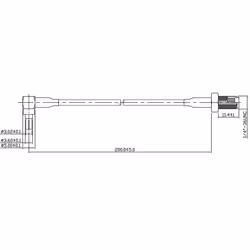 DeLOCK 88466 câble de signal 0,2 m Noir, Or, Argent