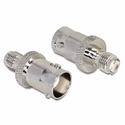 DeLOCK 88568, SMA, BNC, Argent