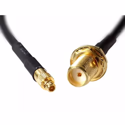 DeLOCK 88580 câble coaxial 0,2 m SMA MMCX Noir