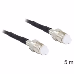 DeLOCK 88595, 5 m, RG-174, FME, FME, Noir