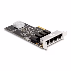 DeLOCK Carte PCI Express x4 vers 4 x RJ45 Gigabit LAN