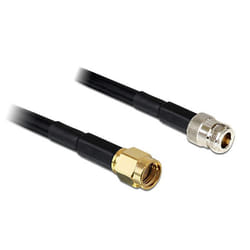 DeLOCK 88684 câble coaxial 1 m RP-SMA Noir