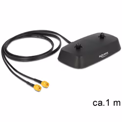 DeLOCK 88739 câble coaxial 1 m 2xSMA Noir