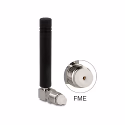 DeLOCK 88767, 2 dBi, 50 Ohm, Antenne omni-directionnelle, FME, Noir, -20 - 60 °C