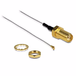 DeLOCK 88812, 0,2 m, MHF III (I-PEX), SMA, Gris