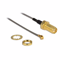 DeLOCK 88816, MHF (I-PEX), RF SMA, Noir